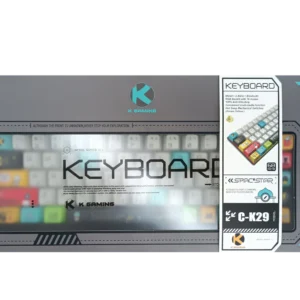 Space Star Tri-Mode Gaming Keyboard Cream Yellow