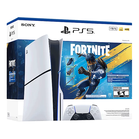 Sony PlayStation 5 Slim Disc Console Fortnite Flowering Chaos Bundle
