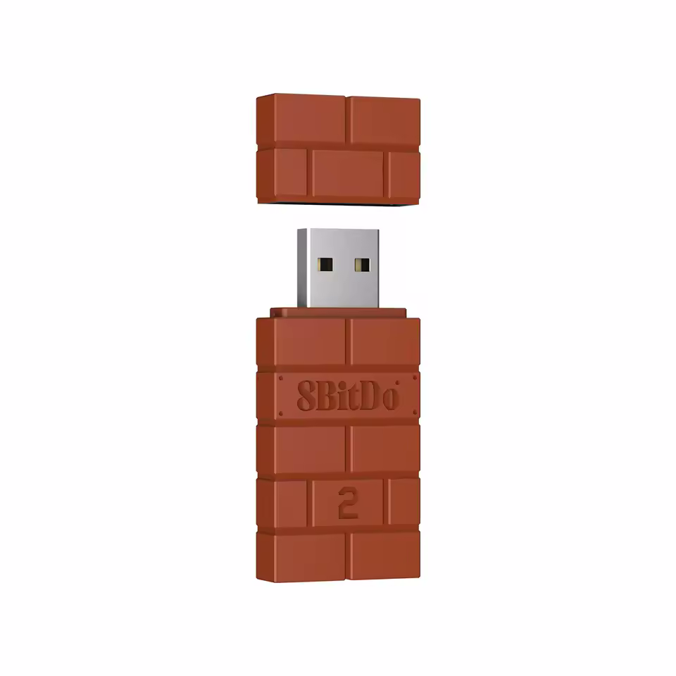 8BitDo Wireless USB Adapter Brown