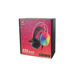 K99 Virtual 7.1 USB Gaming Headset - Black